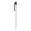 Stylo Ingeo TM Pen opaque Blanc-Noir | Sérigraphie 1 couleur | dans le prolongement du clip | 45 mm x 25 mm | non disponible