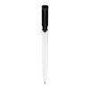 Stylo S40 Colour opaque Blanc-Noir | Tampographie 1 couleur | sur le clip | 25 mm x 5 mm | non disponible