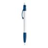 Stylo Cosmo Opaque Blanc-Bleu foncé | Tampographie 1 couleur | sur le clip | 20 mm x 5 mm | non disponible