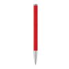 Stylo Modena Métal toucher doux Rouge / blanc | Gravure | à 270 degrés du clip | 40 mm x 6 mm | non disponible