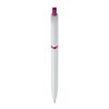 Stylo bille Click Shadow Fabriqué en Allemagne Blanc-Rose foncé | Tampographie 1 couleur | à 90 degrés du clip | 40 mm x 8 mm | non disponible