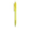 Stylo bille Kuma transparent Jaune-Jaune | Sérigraphie 1 couleur | à 180 degrés du clip | 45 mm x 25 mm | non disponible