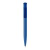 Stylo Avalon Soft-touch Bleu / Blanc | Tampographie 1 couleur | sur le clip | 35 mm x 8 mm | non disponible