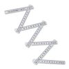 Règle pliable calibrée 1m Blanc | sans marquage | non disponible | non disponible
