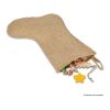 Bas de Noël en jute avec coutures décoratives 45cm Nature | sans marquage | non disponible | non disponible
