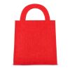Sac cadeau en feutre 15x21cm Rouge / blanc | sans marquage | non disponible | non disponible