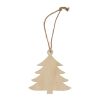 Ornement de Noël en bois en forme de sapin Nature | sans marquage | non disponible | non disponible