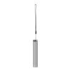 Lampe torche alu 5 + 8 LED avec aimant Argent