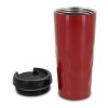 Mug Thermos avec motif diamant 450ml Rouge / blanc