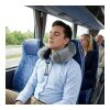 Oreiller de voyage profilé en mousse à mémoire de forme avec housse en EVA Gris | sans marquage | non disponible | non disponible