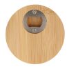 Sous-verre et décapsuleur en bambou Nature | sans marquage | non disponible | non disponible | non disponible