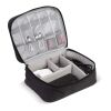 Trousse de voyage pour câbles et chargeurs Noir | sans marquage | non disponible | non disponible | non disponible