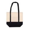 Sac à provisions en coton OEKO-TEX® 140g/m² 40x10x35cm Noir | sans marquage | non disponible | non disponible | non disponible