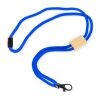 Lanyard paracorde R-PET Bleu / Blanc | sans marquage | non disponible | non disponible