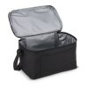 Sac isotherme R-PET 600D pour 6 canettes 25 x 14,5 x 15,5 cm 5 L Noir