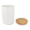 Boîte en céramique et bambou 900ml Blanc | sans marquage | non disponible | non disponible | non disponible