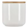 Boîte en céramique et bambou 550ml Blanc | sans marquage | non disponible | non disponible