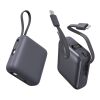 Nova Powerbank 22,5 W Power Delivery avec câbles intégrés 10 000 mAh Gris foncé | sans marquage | non disponible | non disponible