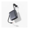 Nova Powerbank 22,5 W Power Delivery avec câbles intégrés 10 000 mAh Gris foncé | sans marquage | non disponible | non disponible