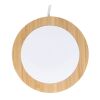 Chargeur sans fil bambou & RABS 15W Blanc-Nature | sans marquage | non disponible | non disponible | non disponible