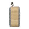 Enceinte sans fil Bamboo 5 W Nature | Impression Numérique | front | 50 mm x 50 mm