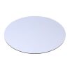 Tapis de souris rond à sublimation 20cm Blanc | sans marquage | non disponible | non disponible