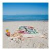Serviette de plage R-PET à séchage rapide 100 × 180 cm, sublimation Orange | sans marquage | non disponible | non disponible