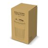 Thermos à café à emporter en acier inoxydable recyclé, 400 ml Blanc | sans marquage | non disponible | non disponible