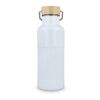 Bouteille isotherme en acier inoxydable recyclé 500 ml Blanc | sans marquage | non disponible | non disponible