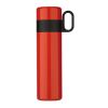 Thermos Flow 500ml avec poignée Rouge / blanc | sans marquage | non disponible | non disponible | non disponible
