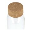 Bouteille en verre recyclé avec bouchon en liège 500ml Transparent | sans marquage | non disponible | non disponible