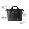 Sac isotherme 22L déperlant Nordic Drift RCS noir | sans marquage | non disponible | non disponible