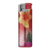 BIC® J38 Chrome Hood Briquet Rouge-Rouge-Rouge-gris clair | Sérigraphie 1 couleur | Corps-face avant | 20.00 mm x 50.00 mm