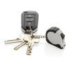 Porte-clés avec ruban de 1M en ABS RCS MeasureMate blanc | sans marquage | non disponible | non disponible