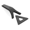 Grattoir à glace 3 en 1 en plastique recyclé RCS Polard noir | sans marquage | non disponible | non disponible