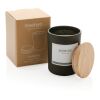 Bougie parfumée avec couvercle en bambou Ukiyo noir | sans marquage | non disponible | non disponible
