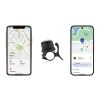 Sonnette de vélo avec géolocalisation Dual RCS noir | sans marquage | non disponible | non disponible