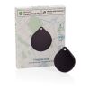 Géolocaliseur en plastique recyclé RCS IPX5 Findpop Dual noir | sans marquage | non disponible | non disponible