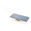 Chargeur sans fil rond en fibre de paille de 5W marron | sans marquage | non disponible | non disponible