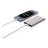 Powerbank 4000mAh en plastique recyclé/aluminium RCS gris | sans marquage | non disponible | non disponible
