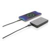 Powerbank 5000mAh avec induction 5W en plastique recyclé RCS noir | sans marquage | non disponible | non disponible