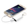 Porte-clés powerbank 1000mAh argent | sans marquage | non disponible | non disponible | non disponible