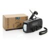 Radio d'urgence en plastique recyclé RCS RescueWave noir | sans marquage | non disponible | non disponible