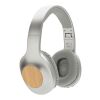 Casque audio en bambou Dakota gris-gris | sans marquage | non disponible | non disponible