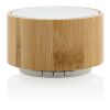 Enceinte 3W en bambou FSC® et ABS RCS blanc | sans marquage | non disponible | non disponible