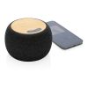 Enceinte 5W en plastique recyclé RCS et bambou FSC® gris | sans marquage | non disponible | non disponible