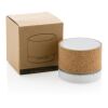 Haut-parleur 3W en liège FSC® marron | sans marquage | non disponible | non disponible