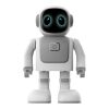 Robert le robot haut-parleur et danseur blanc-gris | sans marquage | non disponible | non disponible
