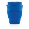 Mug en PP recyclable avec couvercle à vis 350ml bleu | sans marquage | non disponible | non disponible