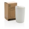 Mug en PP recyclé GRS avec couvercle à bascule blanc | sans marquage | non disponible | non disponible